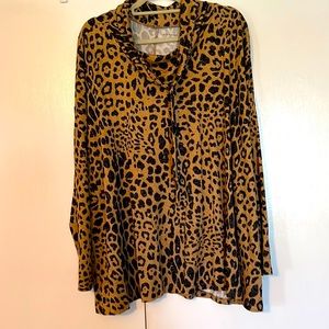 Lane Bryant swing top animal print 26/28